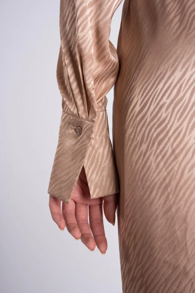 Silk & Salt silky suit set - nude^ Sets