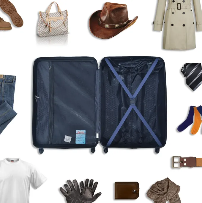 Silk & Salt Aukfa 3 Piece LuggaSets- Hardshell Lightweight Suitcase with TSA Lock and Spinner Wheels- 20/24/28- Silver^ Hard Side Luggage