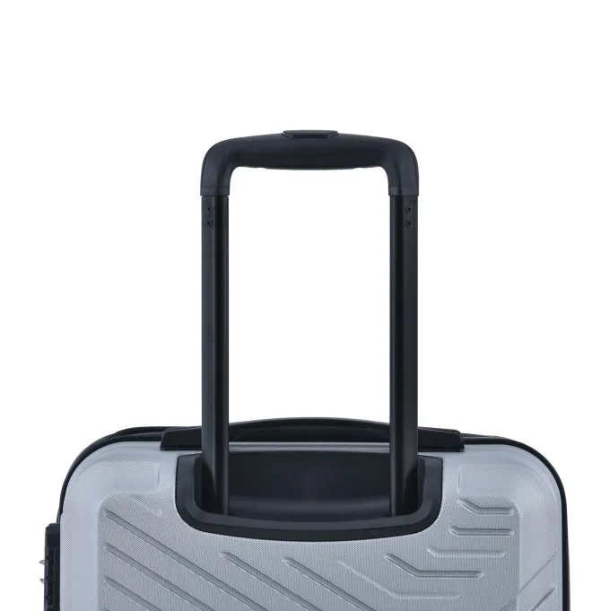 Silk & Salt Aukfa 3 Piece LuggaSets- Hardshell Lightweight Suitcase with TSA Lock and Spinner Wheels- 20/24/28- Silver^ Hard Side Luggage