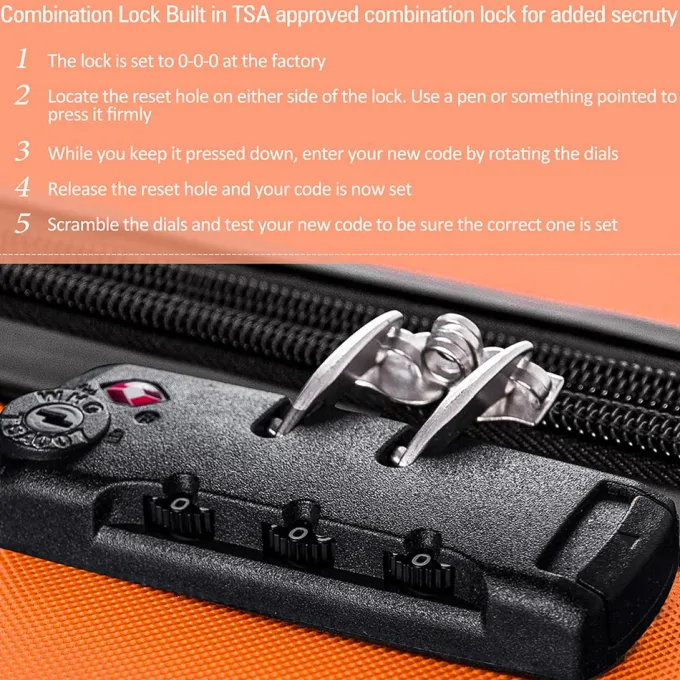 Silk & Salt Hommoo Lightweight Expandable Luggawith Spinner Wheels TSA Lock 3-Piece Set (20 /24 /28)^ Luggage Sets