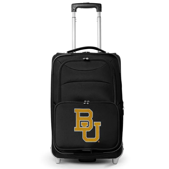 Silk & Salt MOJO Black Baylor Bears 21 Softside Rolling Carry-On Suitcase^ Carry On Luggage