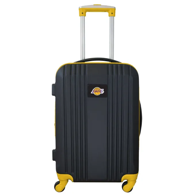 Silk & Salt Mojo Outdoors NBA LA Lakers 21 in. Carry-On Hardcase Two-Tone Spinner^ Carry On Luggage