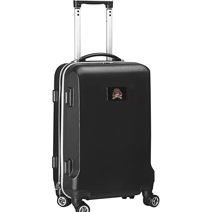 Silk & Salt Black East Carolina Pirates 20 8-Wheel Hardcase Spinner Carry-On^ Carry On Luggage