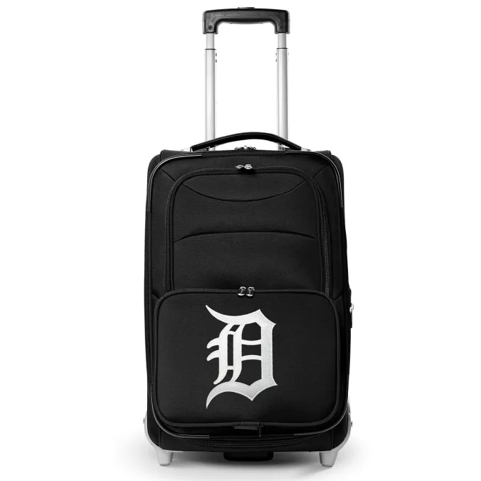Silk & Salt Detroit Tigers 21 Rolling Carry-On Suitcase^ Carry On Luggage