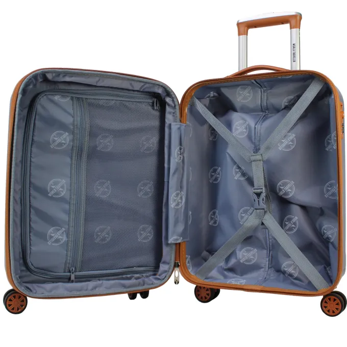 Silk & Salt World Traveler Classique Hardside Lightweight Spinner 2-Piece LuggaSet - Rose Gold^ Hard Side Luggage