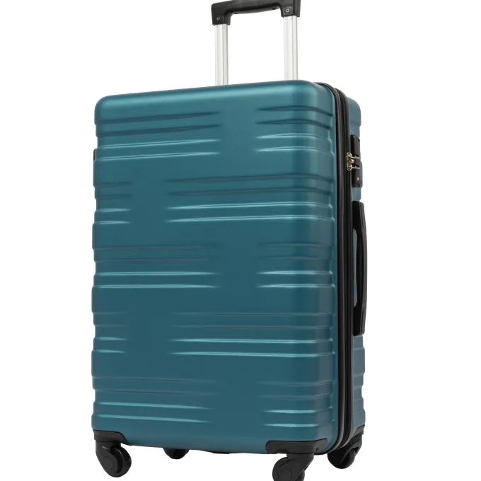 Silk & Salt uhomepro 3 In 1 Suitcases with Wheels Upgrade 20 24 28 Carry On Luggage Maneuverable LuggaSets Travel Suitcase Christmas Gifts for Business Trip Holiday Travel Cruise Black^ Luggage Sets