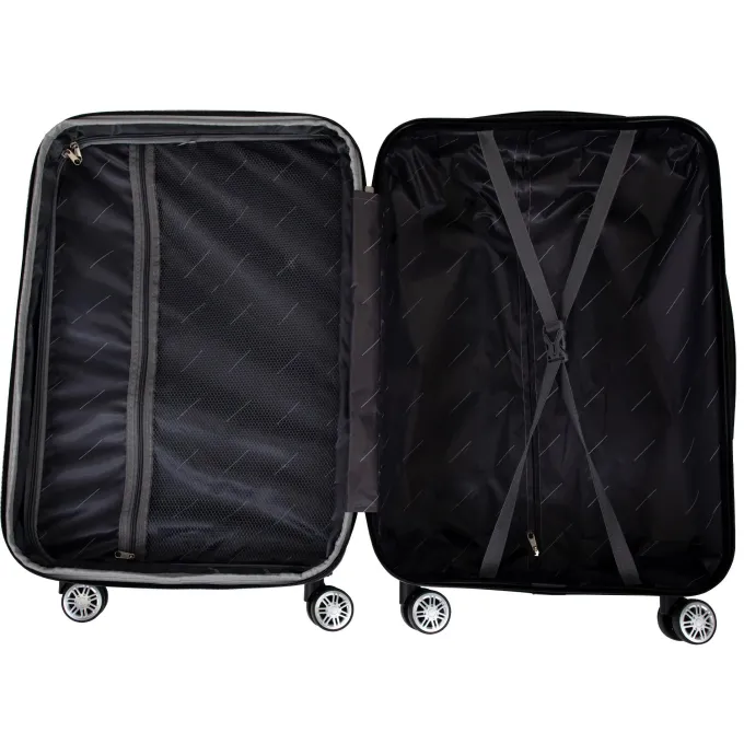 Silk & Salt Hommoo Expandable Hardside LuggaSet with TSA Lock 3-Piece Set (20 /24 /28)^ Checked Luggage