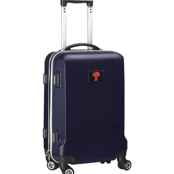 Silk & Salt Philadelphia Phillies 21 8-Wheel Hardcase Spinner Carry-On - Navy^ Carry On Luggage