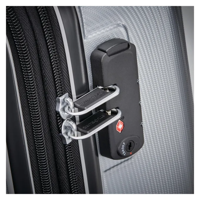 Silk & Salt Samsonite LuggaSilver Spinner 78/28^ Checked Luggage