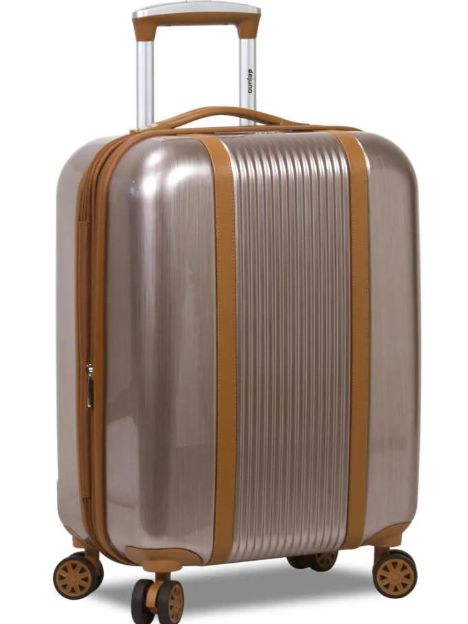 Silk & Salt Dejuno Monroe 3-Piece Hardside Spinner TSA Combination Lock LuggaSet - Rose Gold^ Hard Side Luggage