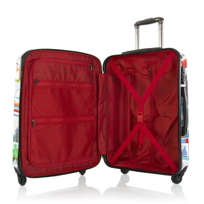 Silk & Salt 26 inch FVT USA Rolling Luggage Black^ Carry On Luggage