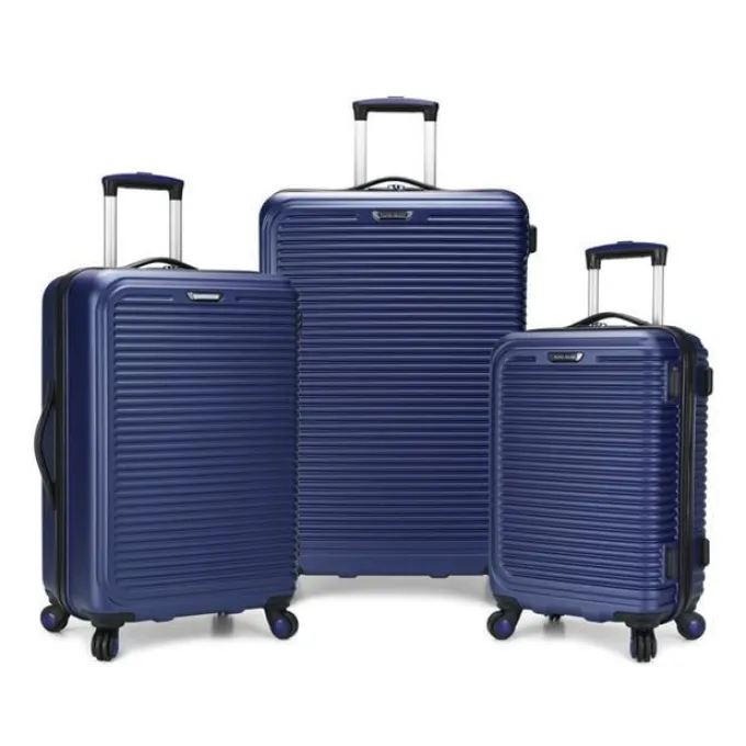 Silk & Salt Travel Select TS09094N Savannah 3 Piece Hardside Spinner LuggaSetampNavy^ Luggage Sets