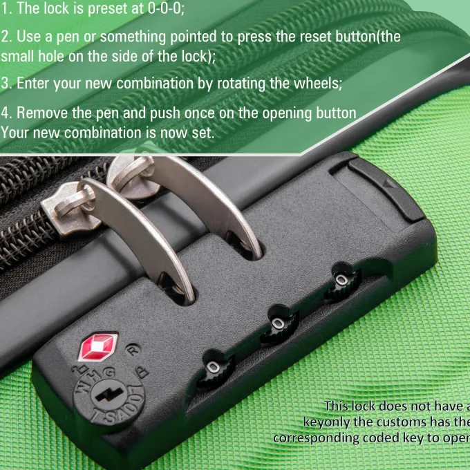 Silk & Salt HOIN 3pcs Lightweight Suitcase for 20/24/28 InchHardside LuggaSet with TSA Lock^ Hard Side Luggage