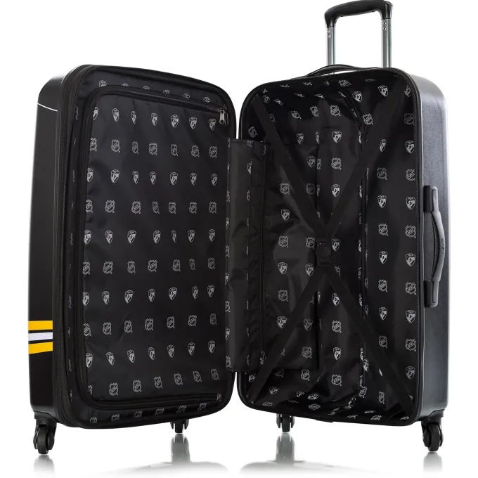 Silk & Salt Heys Boston Bruins Hardside 26 Check in Luggage^ Hard Side Luggage