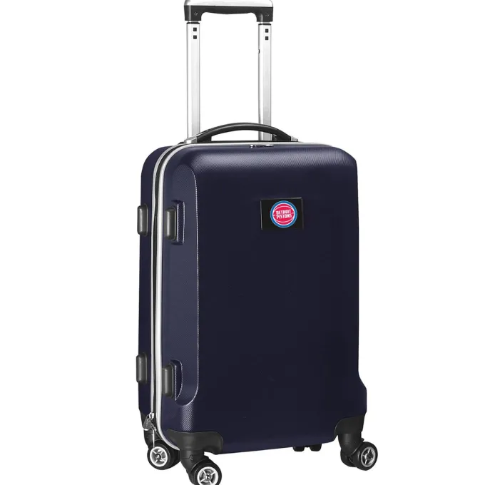 Silk & Salt Detroit Pistons 21 8-Wheel Hardcase Spinner Carry-On - Navy^ Carry On Luggage