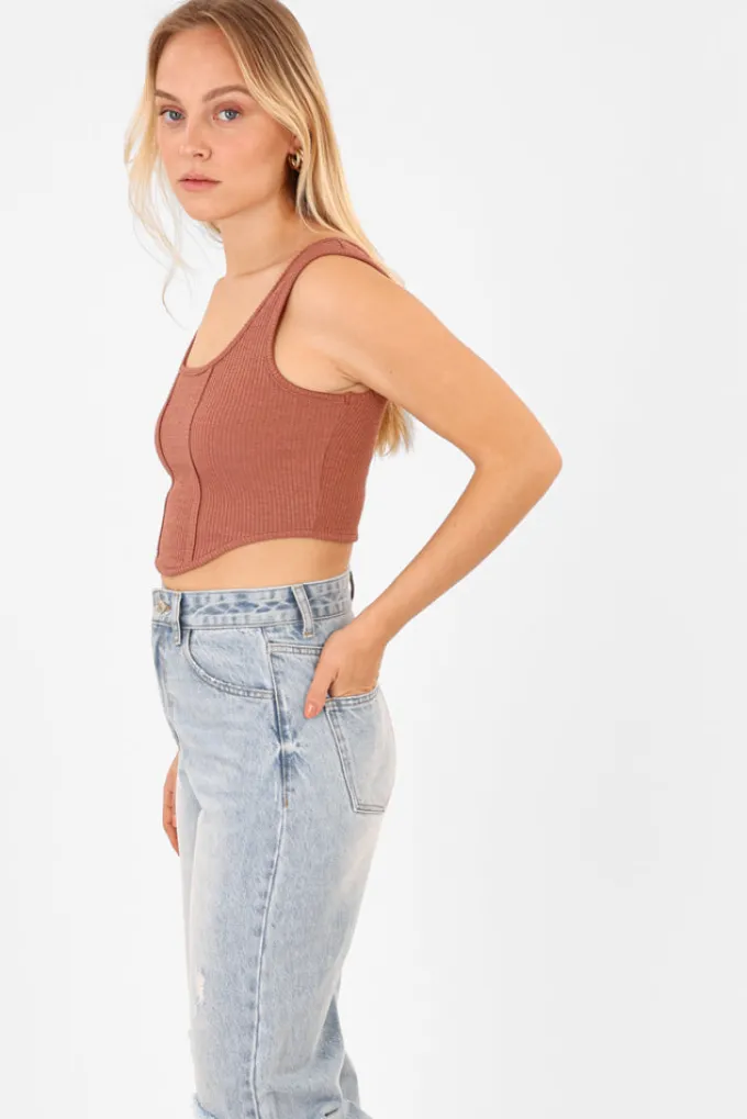 Silk & Salt my top - peach^ Sets