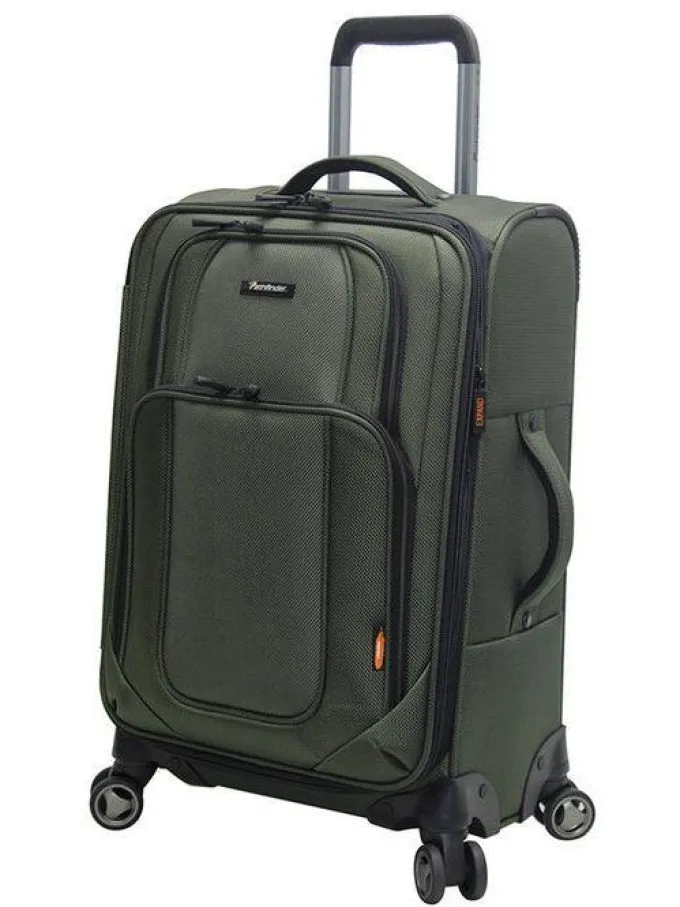 Silk & Salt 24-7 INTERNATIONAL LLC 20 Spinner Carry On by Pathfinder for Brookstone^ Carry On Luggage