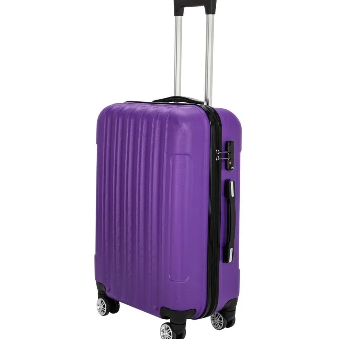 Silk & Salt OTVIAP 3-in-1 Multifunctional LarCapacity Traveling StoraSuitcase LuggaSet Purple^ Luggage Sets