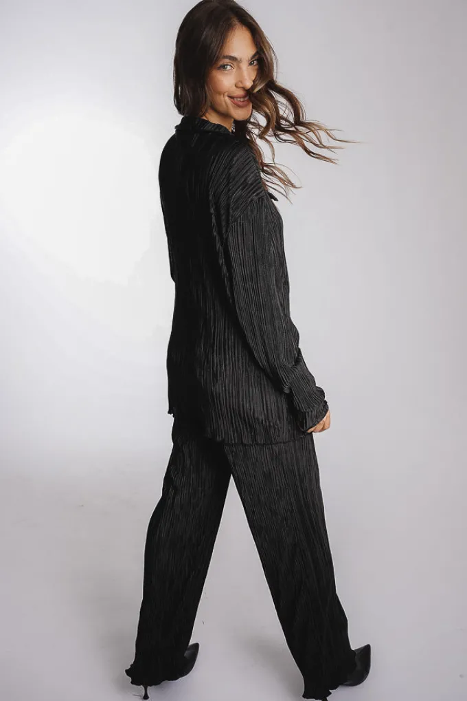 Silk & Salt isola bella plisse set - black^ Sets