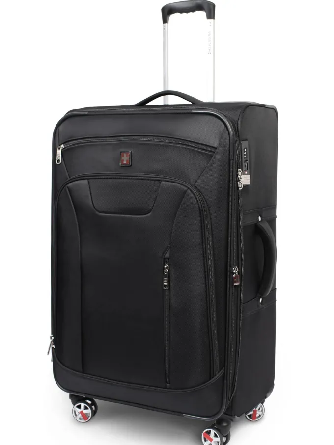 Silk & Salt SwissTech 2 Piece LuggaSet 29 Executive and Navigation 21 Black^ Luggage Sets