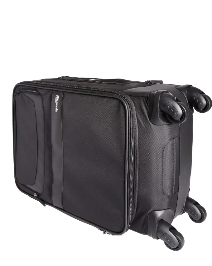 Silk & Salt Genius Pack G4 22 Carry On Spinner Lugga- Smart Organized Lightweight Suitcase (G4 - Red)^ Checked Luggage