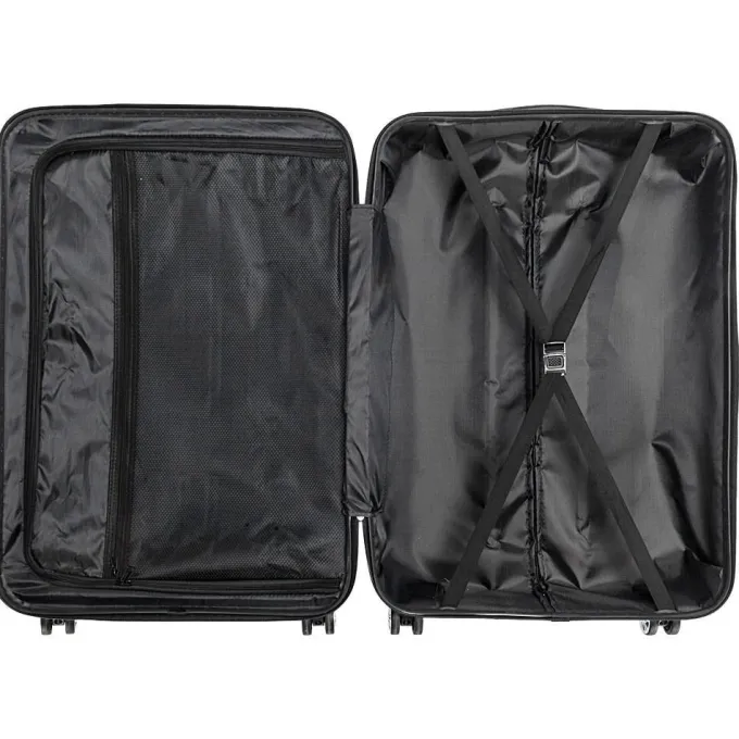 Silk & Salt UBesGoo 3 Pieces Travel LuggaSet Bag ABS Trolley Carry On Suitcase^ Carry On Luggage