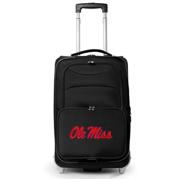 Silk & Salt Ole Miss Rebels 21 Rolling Carry-On Suitcase^ Carry On Luggage