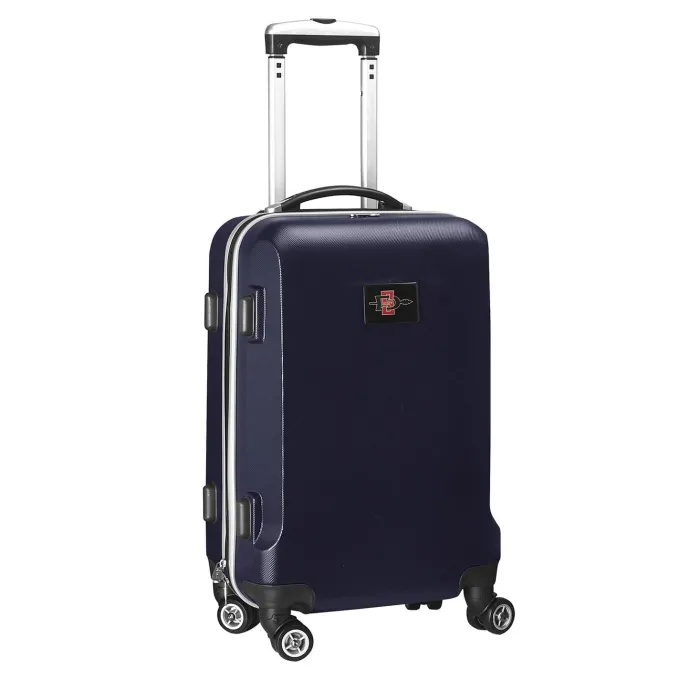 Silk & Salt Navy San Diego State Aztecs 21 8-Wheel Hardcase Spinner Carry-On^ Carry On Luggage