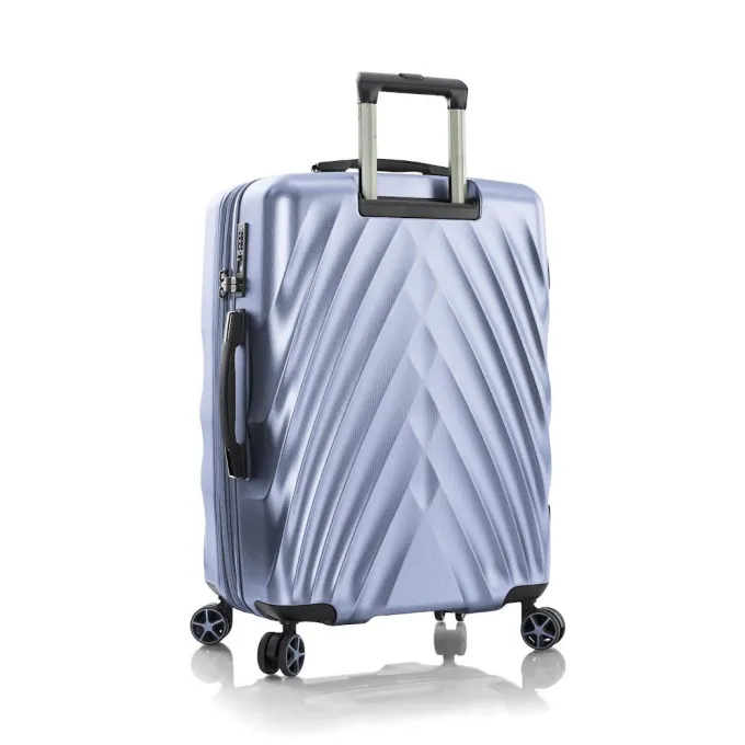 Silk & Salt Heys EcoLite Light Blue Hardside 26 Spinner Check in Luggage^ Checked Luggage