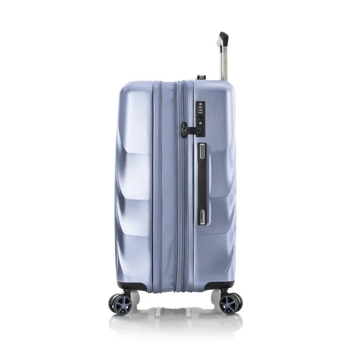 Silk & Salt Heys EcoLite Light Blue Hardside 26 Spinner Check in Luggage^ Checked Luggage