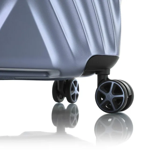 Silk & Salt Heys EcoLite Light Blue Hardside 26 Spinner Check in Luggage^ Checked Luggage