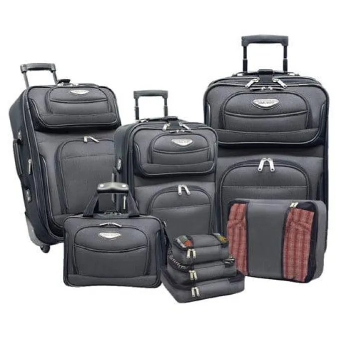 Silk & Salt Amsterdam II 8-Piece LuggaSet 9x6.5x413x10.5x415x11x625x16x9; 29x18x10^ Luggage Sets