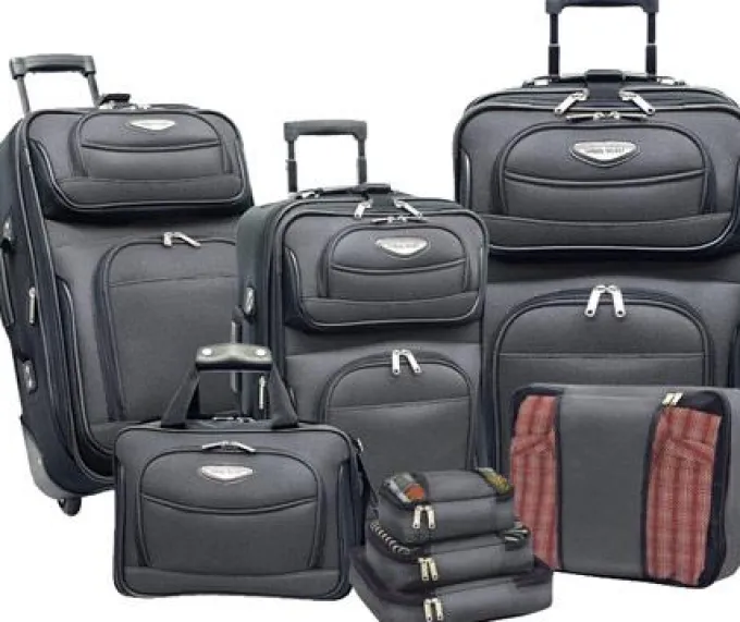 Silk & Salt Amsterdam II 8-Piece LuggaSet 9x6.5x413x10.5x415x11x625x16x9; 29x18x10^ Luggage Sets
