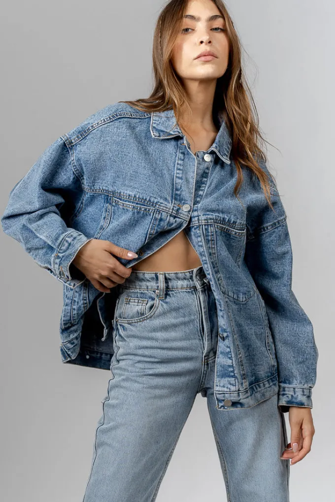 Silk & Salt denim jacket - light blue^ Coats & Jackets