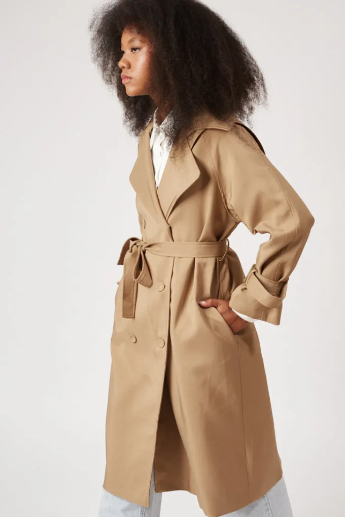 Silk & Salt london's calling trench coat - camel^ Coats & Jackets