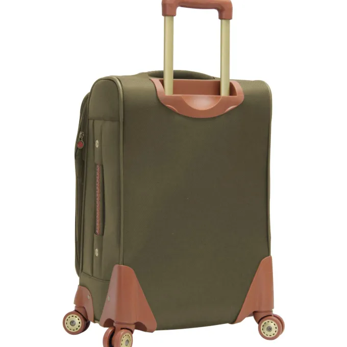 Silk & Salt Caribbean Joe 20'' Carry-On Spinner LuggaOLIVE GREEN 20^ Carry On Luggage