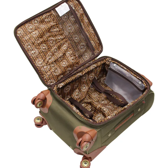 Silk & Salt Caribbean Joe 20'' Carry-On Spinner LuggaOLIVE GREEN 20^ Carry On Luggage