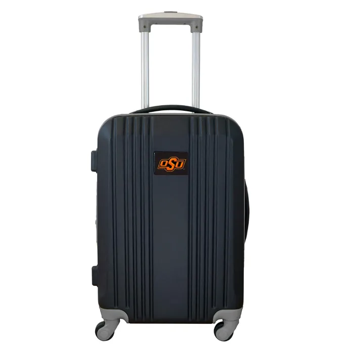 Silk & Salt Mojo Outdoors NCAA Oklahoma State Cowboys 21 in. Carry-on Hardcase Two-Tone Spinner^ Carry On Luggage