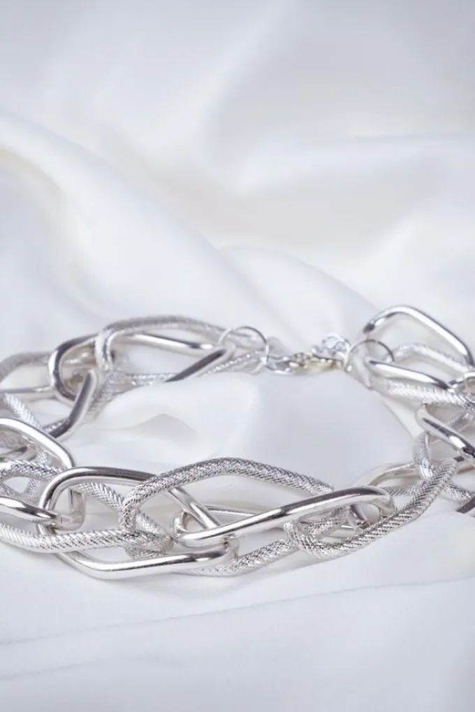 Silk & Salt charms on my neck- silver^ Night Out