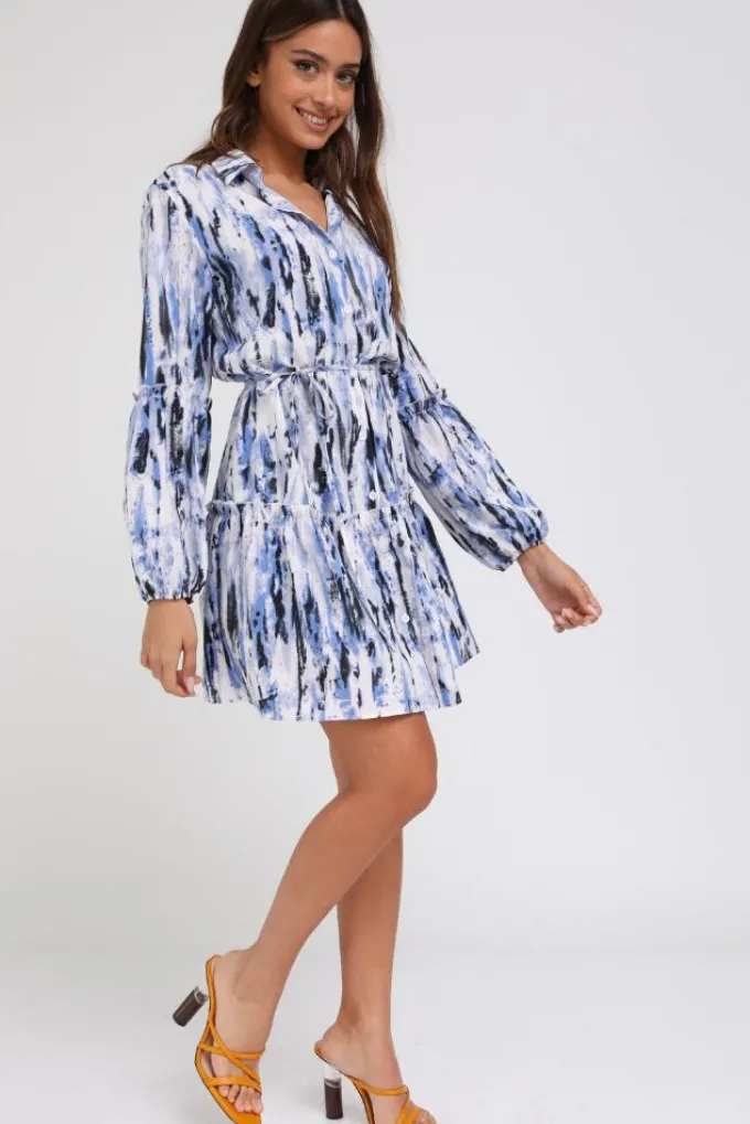Silk & Salt the pietra mini dress^ Prints