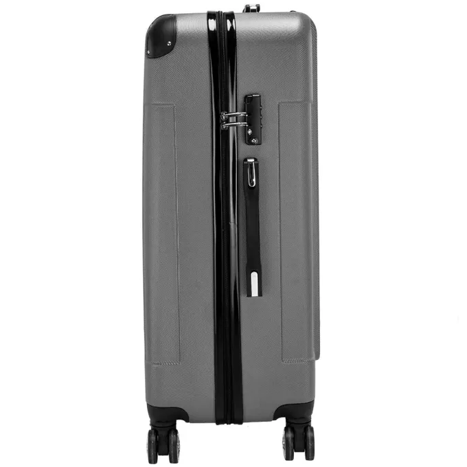 Silk & Salt Kepooman 2-Wheel LuggaValue Set Hardside Dark Gray 3 Piece (20/24/28)^ Hard Side Luggage
