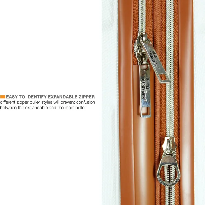 Silk & Salt Miami CarryOn Collins 3 Piece Expandable Spinner LuggaSet (White)^ Luggage Sets