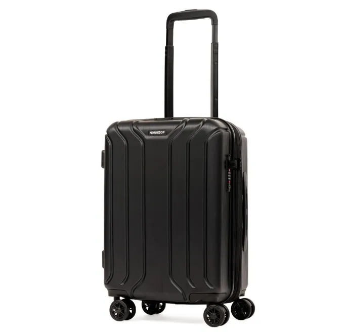 Silk & Salt NONSTOP YORK LuggaExpandable Spinner Wheels hard side shell Travel Suitcase Set 3 Piece Lightweight TSA Lock Double USB Port + 2 paccubes^ Carry On Luggage