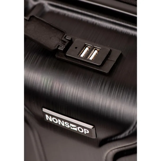 Silk & Salt NONSTOP YORK LuggaExpandable Spinner Wheels hard side shell Travel Suitcase Set 3 Piece Lightweight TSA Lock Double USB Port + 2 paccubes^ Carry On Luggage