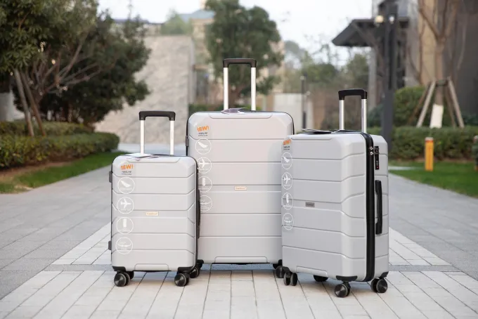 Silk & Salt Lugga3 Piece Set Suitcase Spinner Hardshell Lightweight TSA Lock Durable Suitcase Sets with Double Spinner Wheels (20in/24in/28in) S9348^ Hard Side Luggage