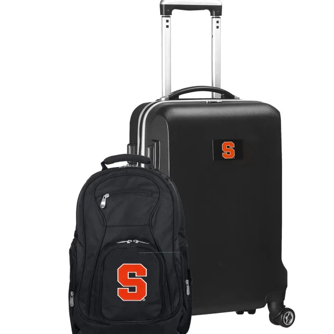 Silk & Salt Syracuse OranDeluxe 2-Piece Backpack and Carry-On Set - Black^ Luggage Sets