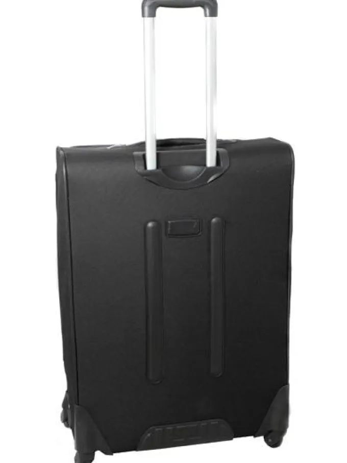 Silk & Salt Transworld 3-piece Expandable 360 Degree Spinner Upright LuggaSet - Black^ Luggage Sets