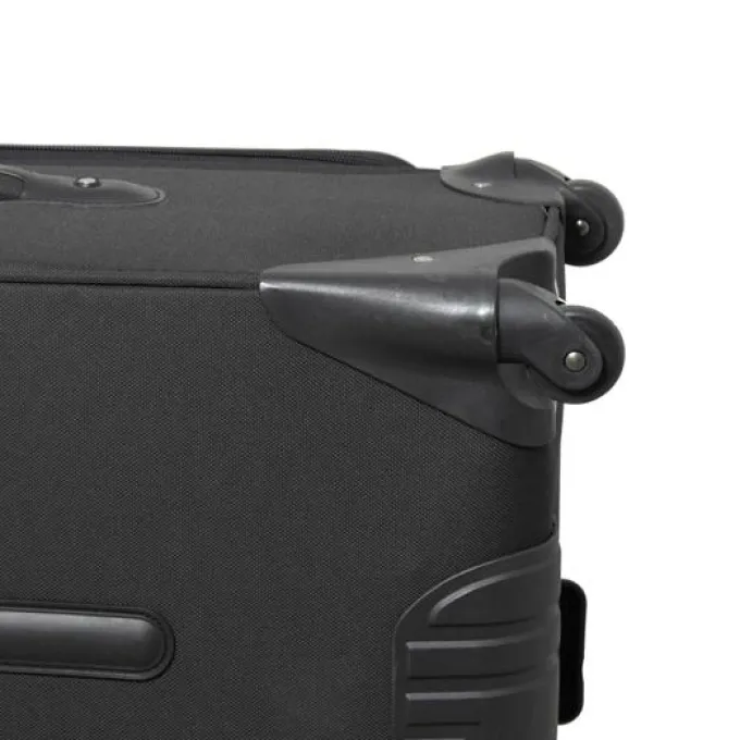 Silk & Salt Transworld 3-piece Expandable 360 Degree Spinner Upright LuggaSet - Black^ Luggage Sets