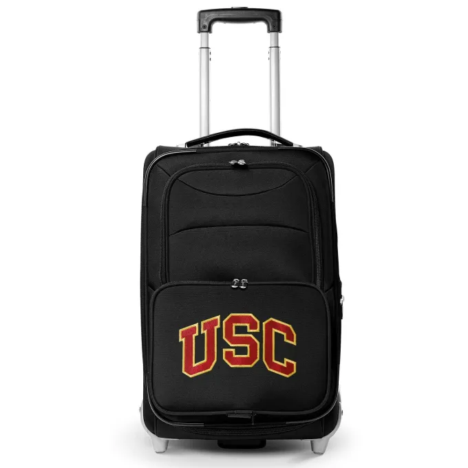 Silk & Salt MOJO USC Trojans 21 Softside Rolling Carry-On Suitcase^ Carry On Luggage