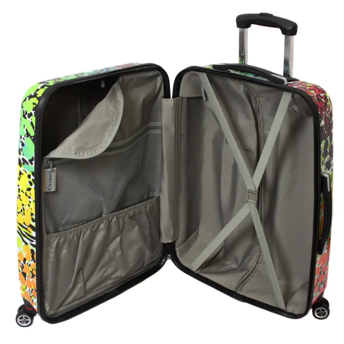 Silk & Salt Chariot 2-Piece 20 and 25 Hardside Lightweight Spinner LuggaSet - Safari^ Checked Luggage